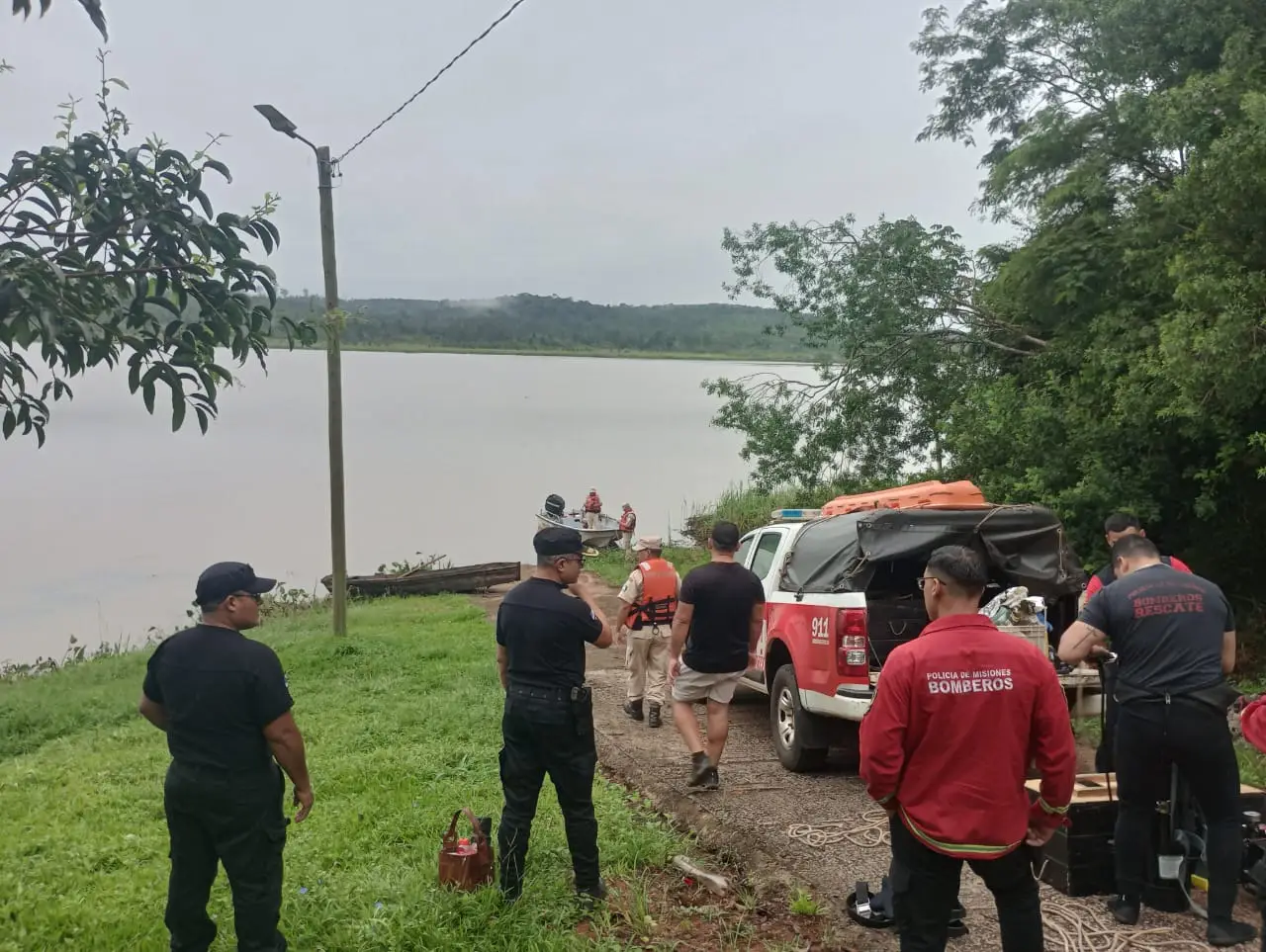 Hallaron el cuerpo del suboficial ahogado en el Yabebiry