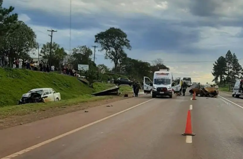 Tres fallecidos en un choque frontal en San Vicente