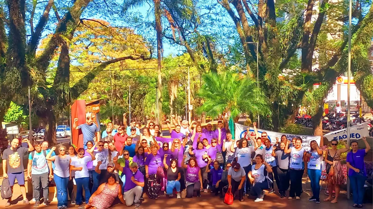 Docentes del FTEL definen cómo sigue el plan de lucha en Misiones