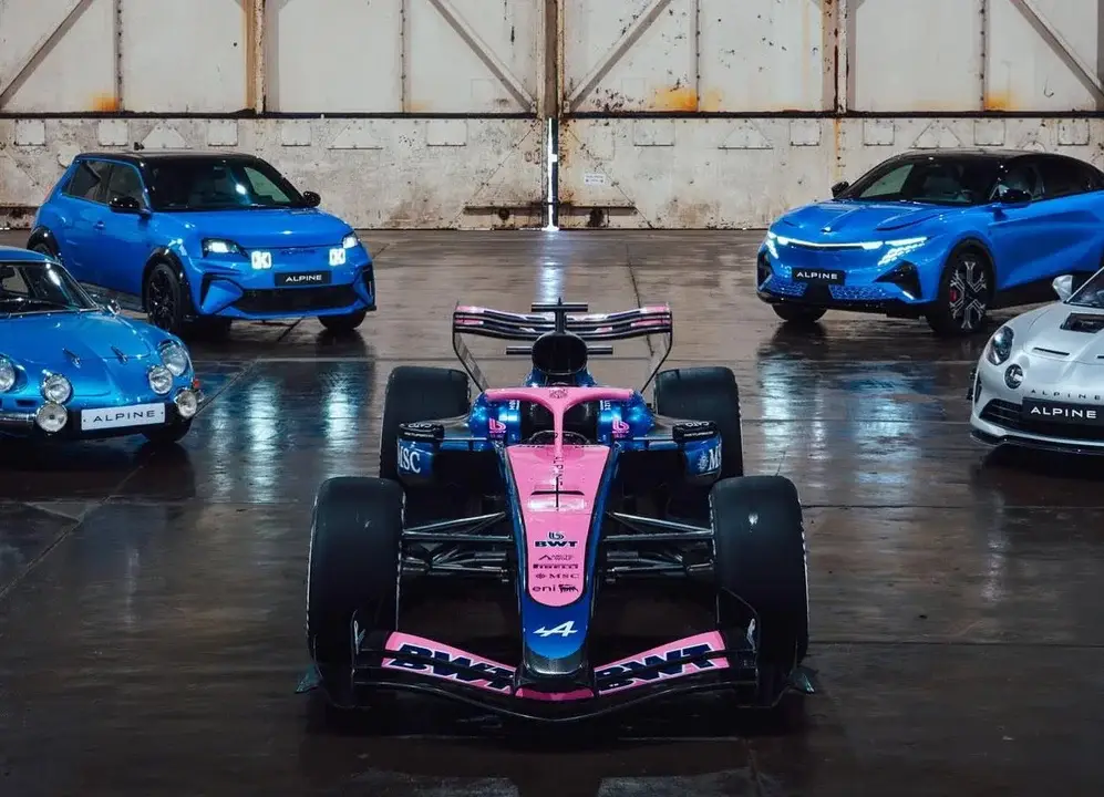 F1: Alpine presentó el A526 con el que correrá Colapinto