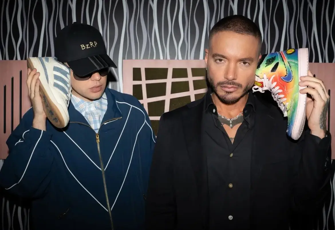 Bizarrap y J Balvin juntos en la "BZRP Music Session #62"