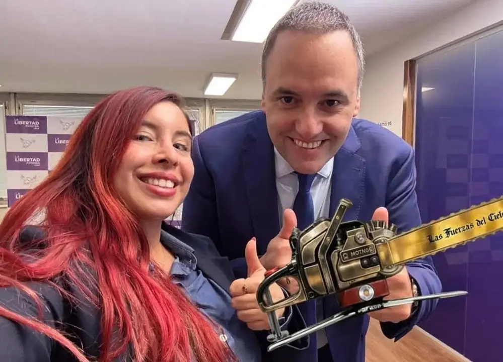 Una tiktokera viajó al Vaticano en la comitiva oficial