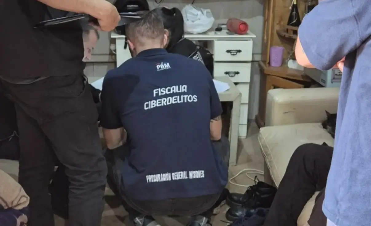 Tras un reporte internacional, Ciberdelitos realizó un allanamiento por MASI