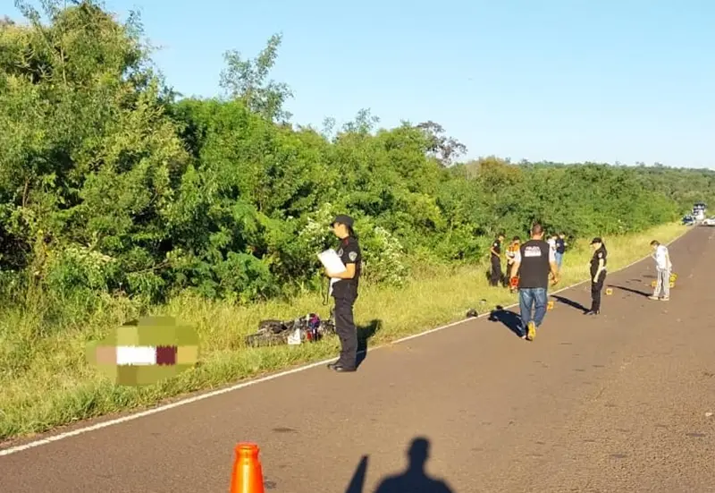 Falleció un motociclista tras un choque en Cerro Corá