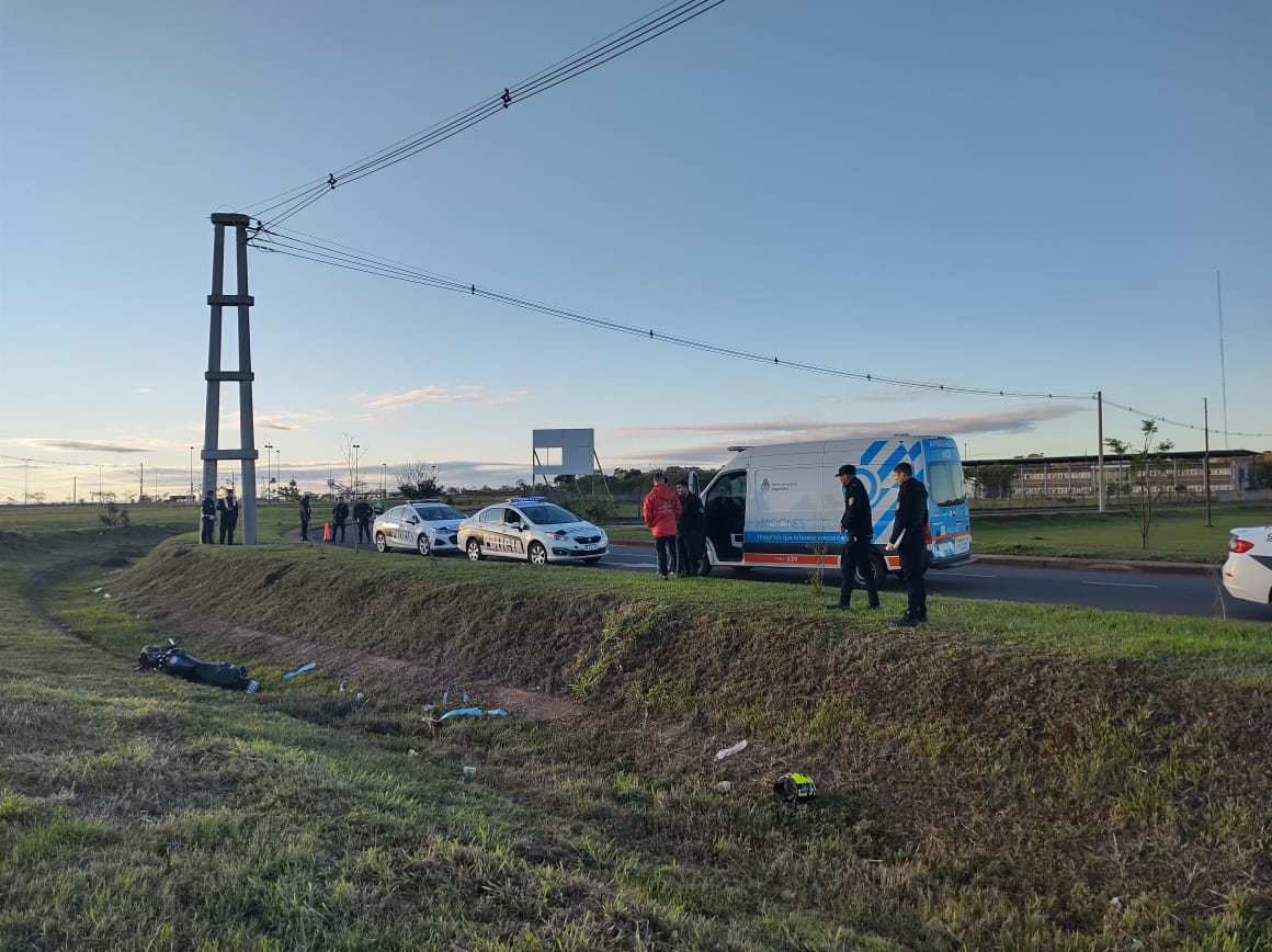 Motociclista perdió la vida en un siniestro vial