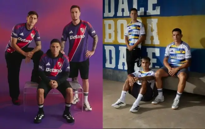 Boca y River presentaron sus nuevas camisetas para 2026