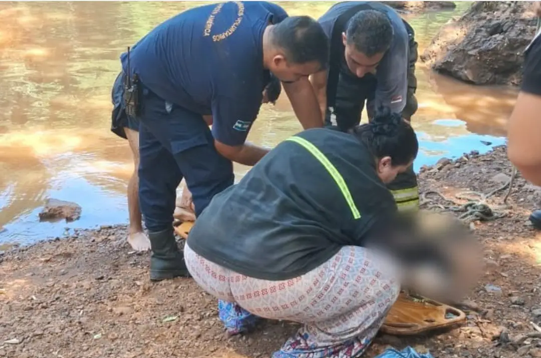 Hallaron el cuerpo del joven desaparecido en el arroyo Tabay