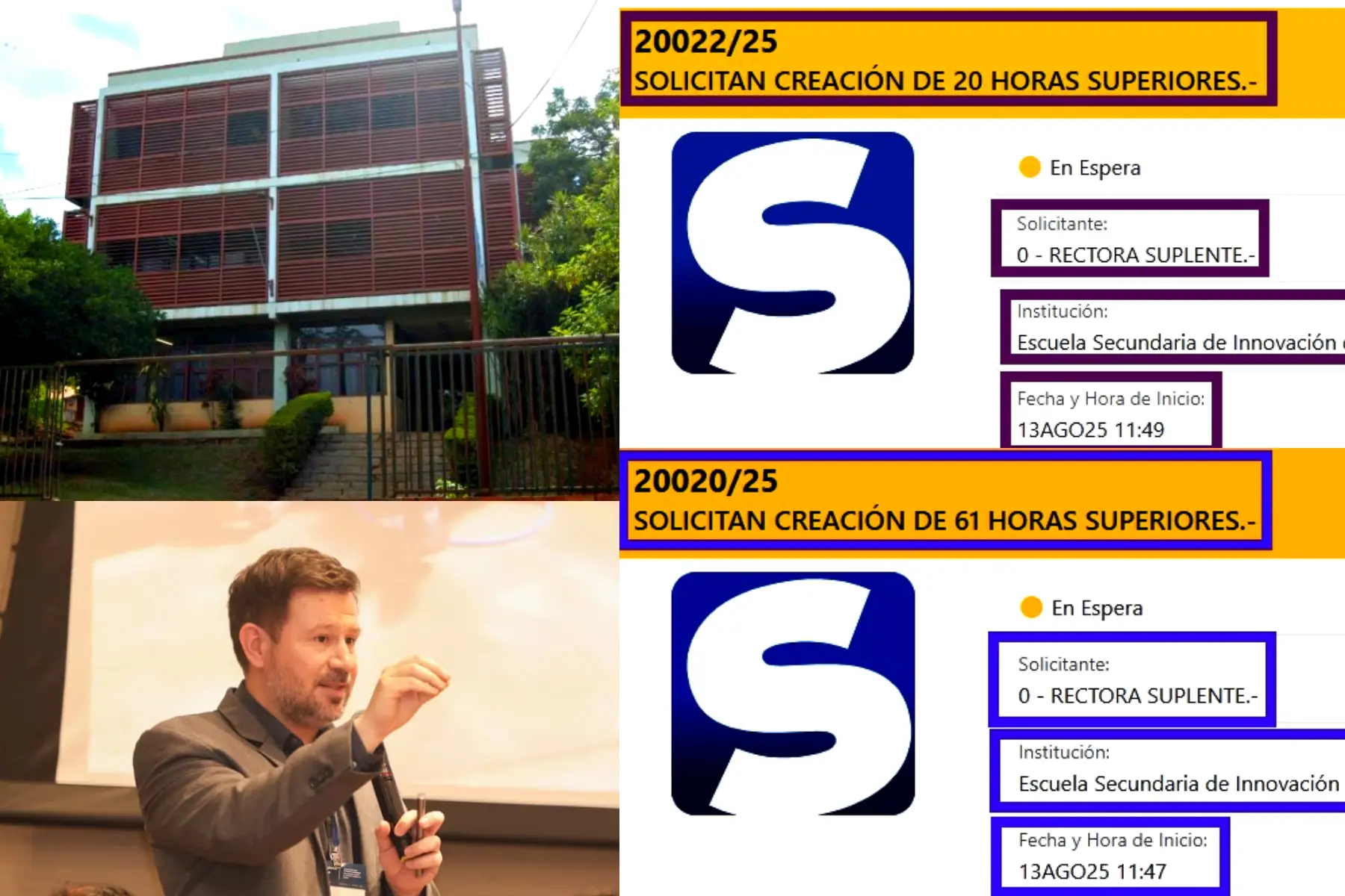 Piden crear 81 horas superiores en la Escuela de Innovación