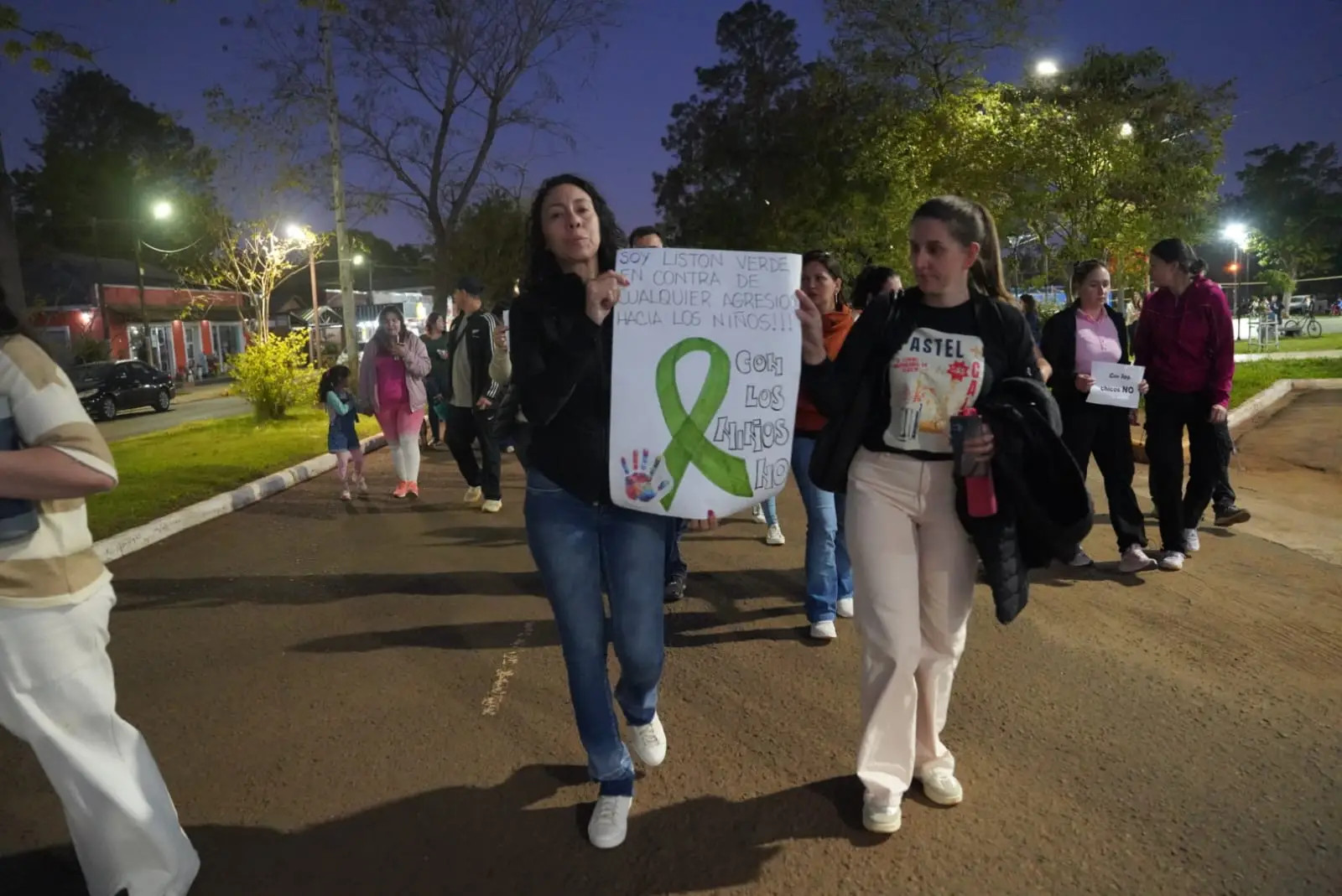La comunidad de El Soberbio marchó exigiendo justicia