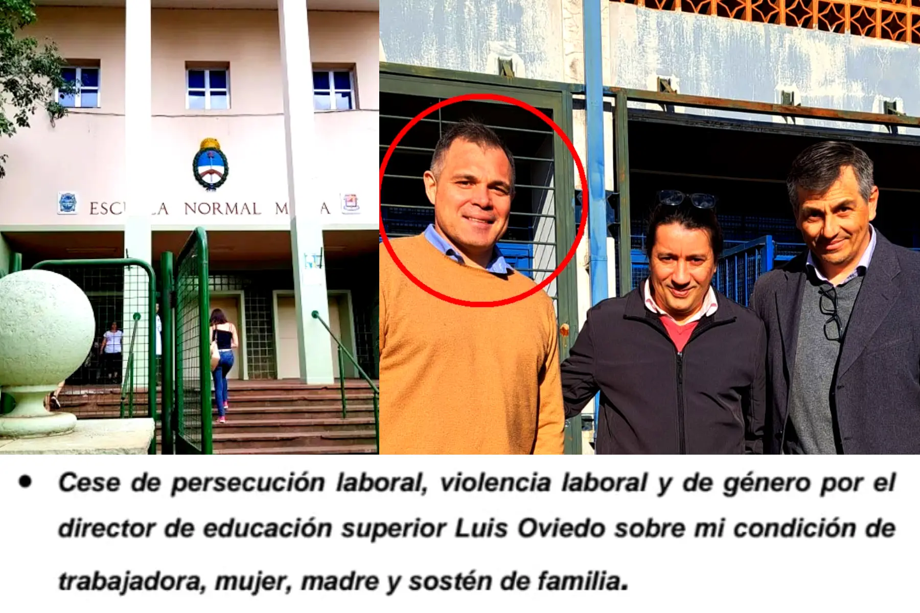 Denuncian a funcionario del CGE por persecución laboral