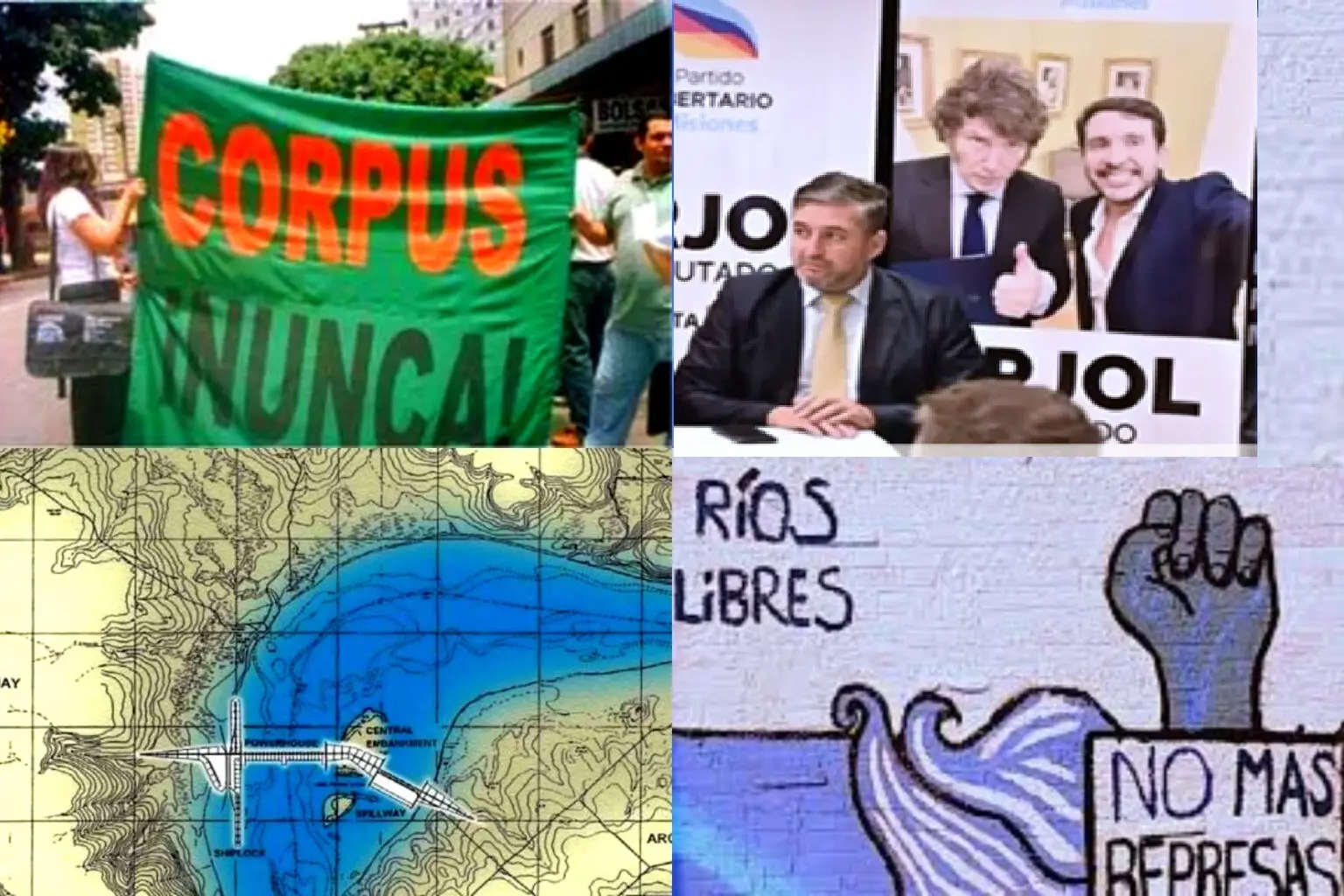 Repudian el proyecto del plebiscito por una represa en Corpus
