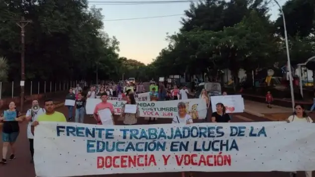 Nueva jornada de paro docente en Misiones: “Siguen saqueando el sueldo”