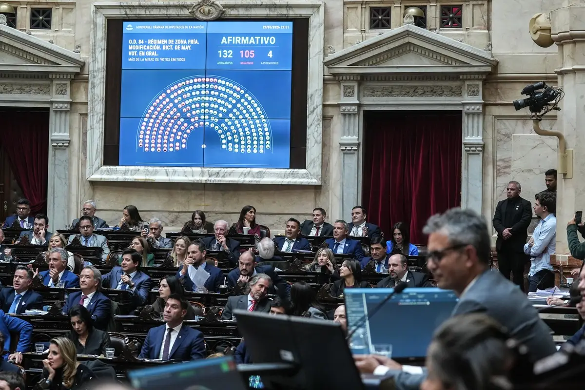 El Gobierno logró la media sanción al recorte de subsidios en Zonas Frías