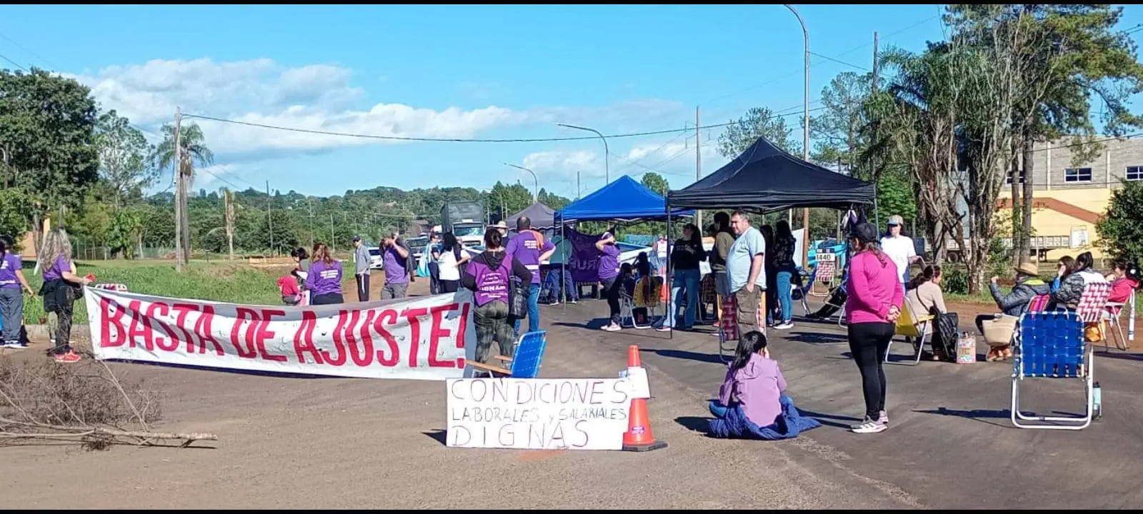 Docentes de paro y movilización este martes en Misiones