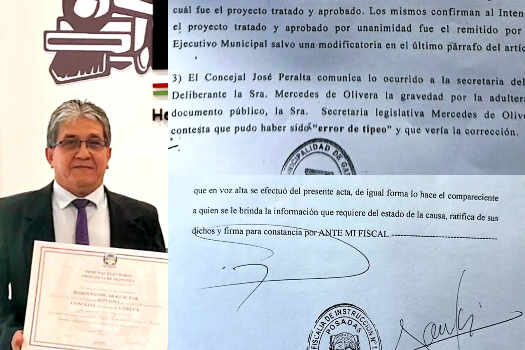 Garupá: Edil ratificó que hubo adulteración del Presupuesto