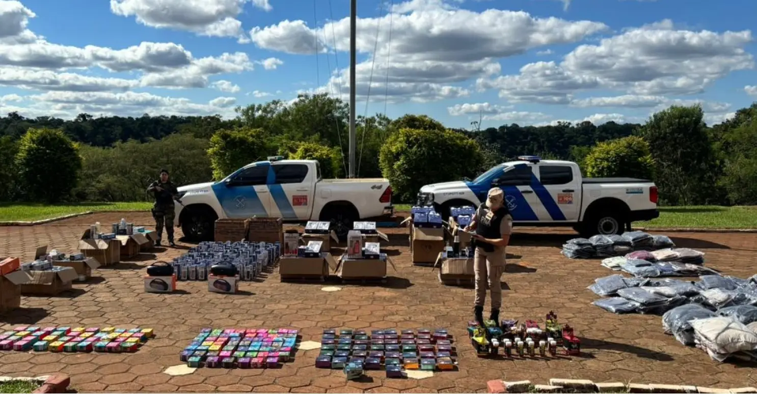 Secuestran sustancias con THC y mercadería ilegal
