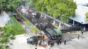 Se cae el relato de Bullrich sobre la agresión a Pablo Grillo