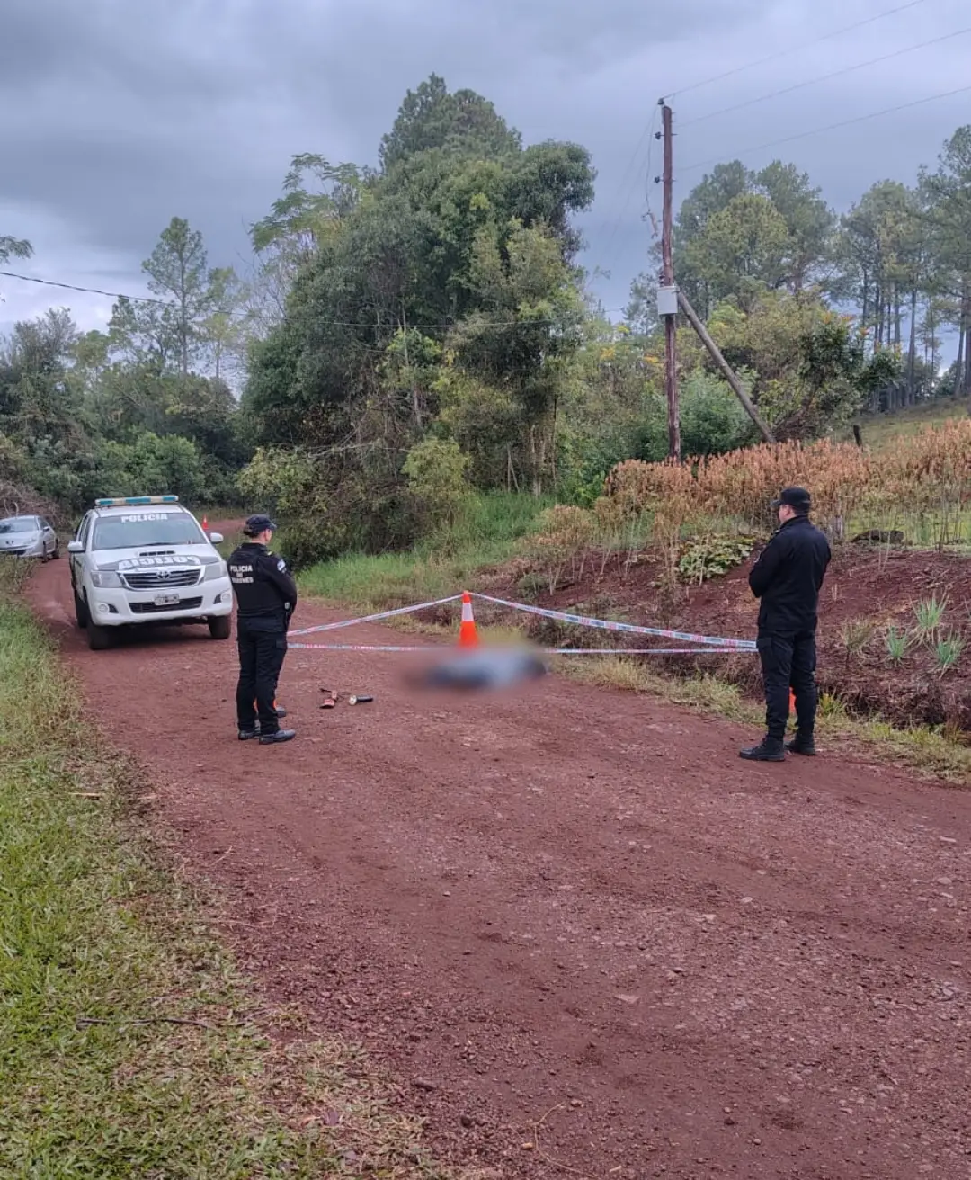 Colonia Alberdi: Investigan un presunto homicidio