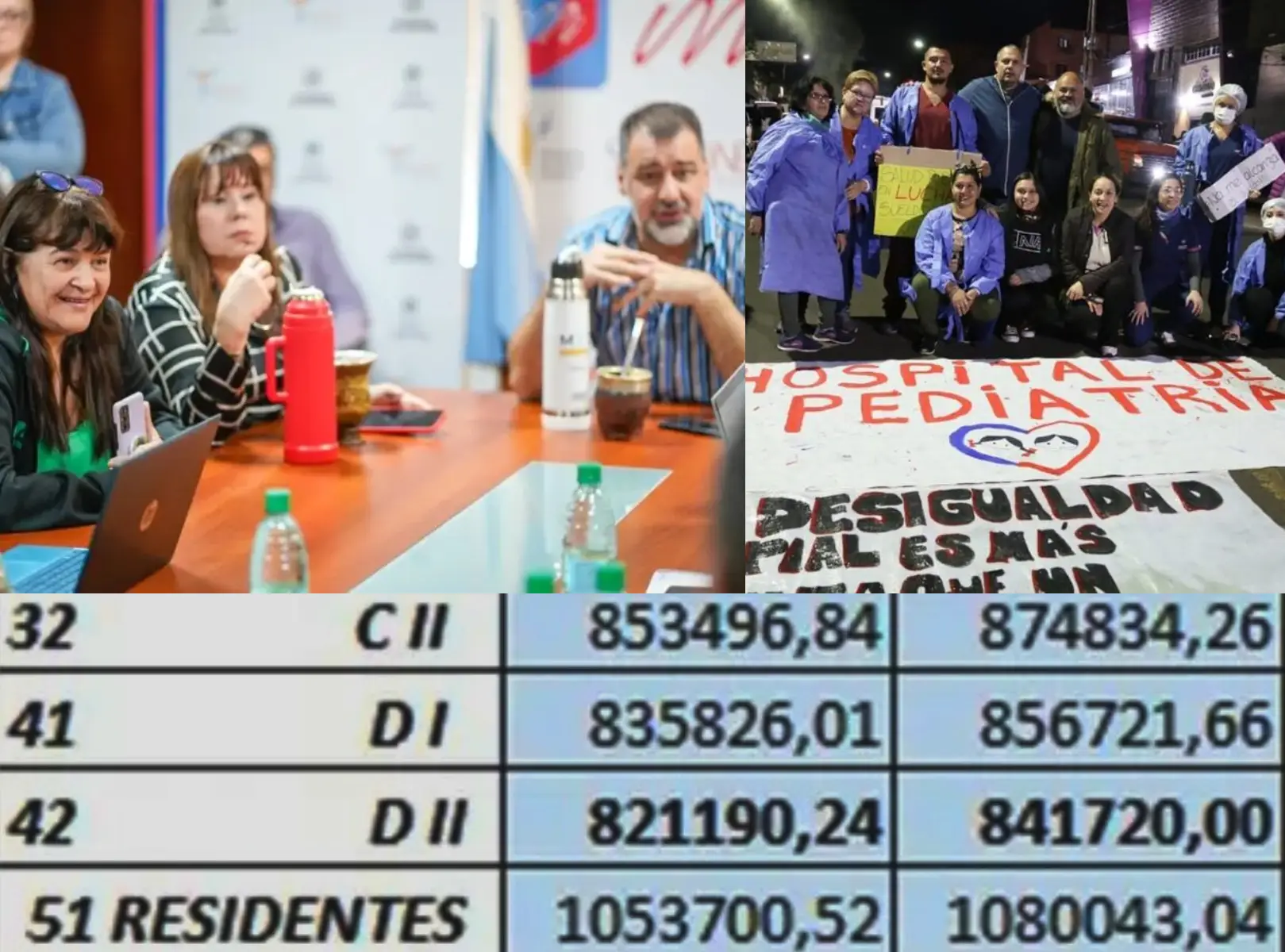 Trabajadores de Salud están $650 mil abajo de una CBT