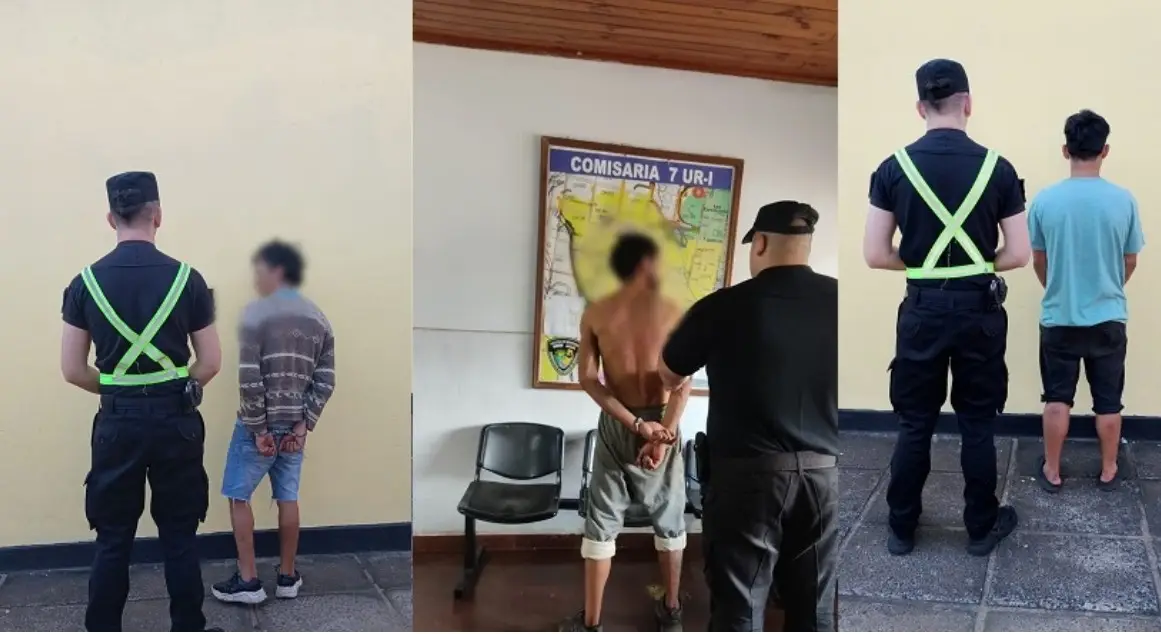 Tres detenidos por ocasionar disturbios en Posadas