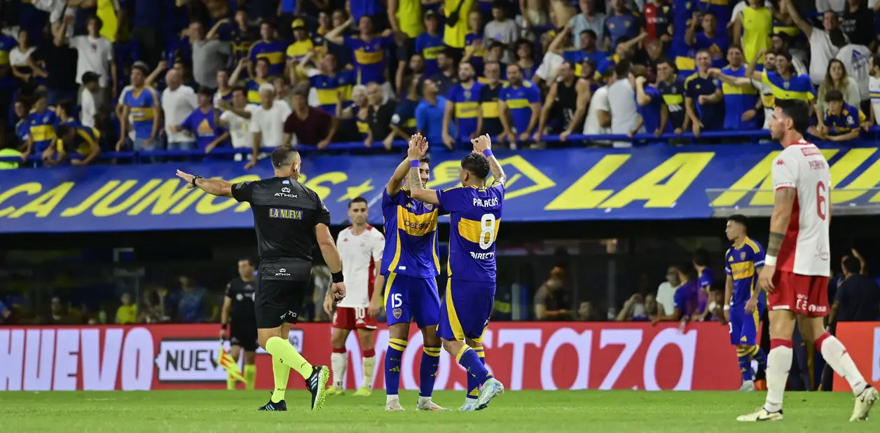 Boca le ganó a Huracán por la mínima diferencia