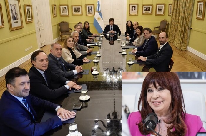 Cristina Kirchner desafía a Milei a votar la expulsión de Kueider