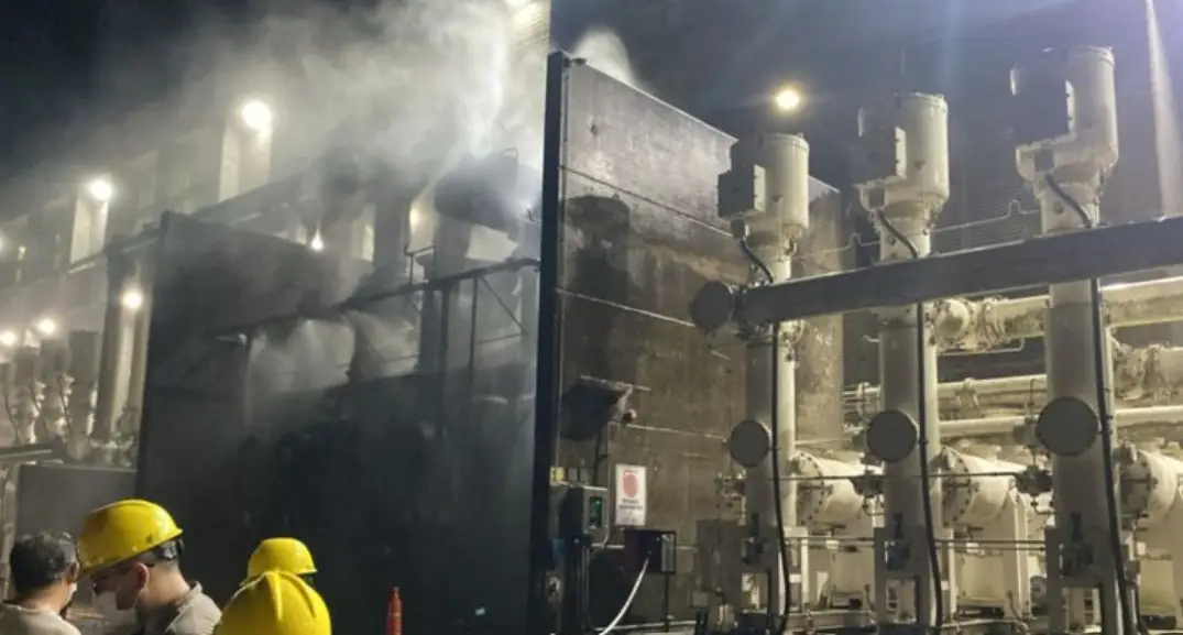Se incendió un transformador de la represa Yacyretá