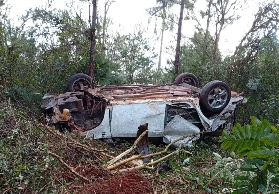 Una persona hospitalizada tras un vuelco sobre ruta 14