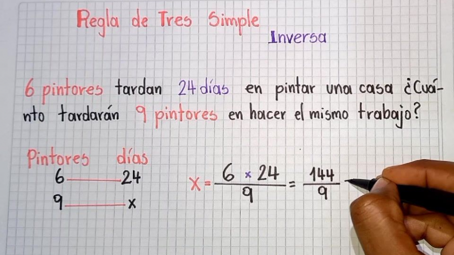 Regla de tres simple: solo 1 de cada 4 estudiantes de 15 años puede resolver ese tipo de ejercicios