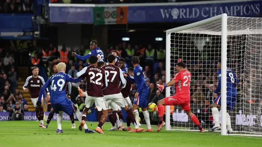 Aston Villa le ganó al Chelsea e igualó un récord histórico