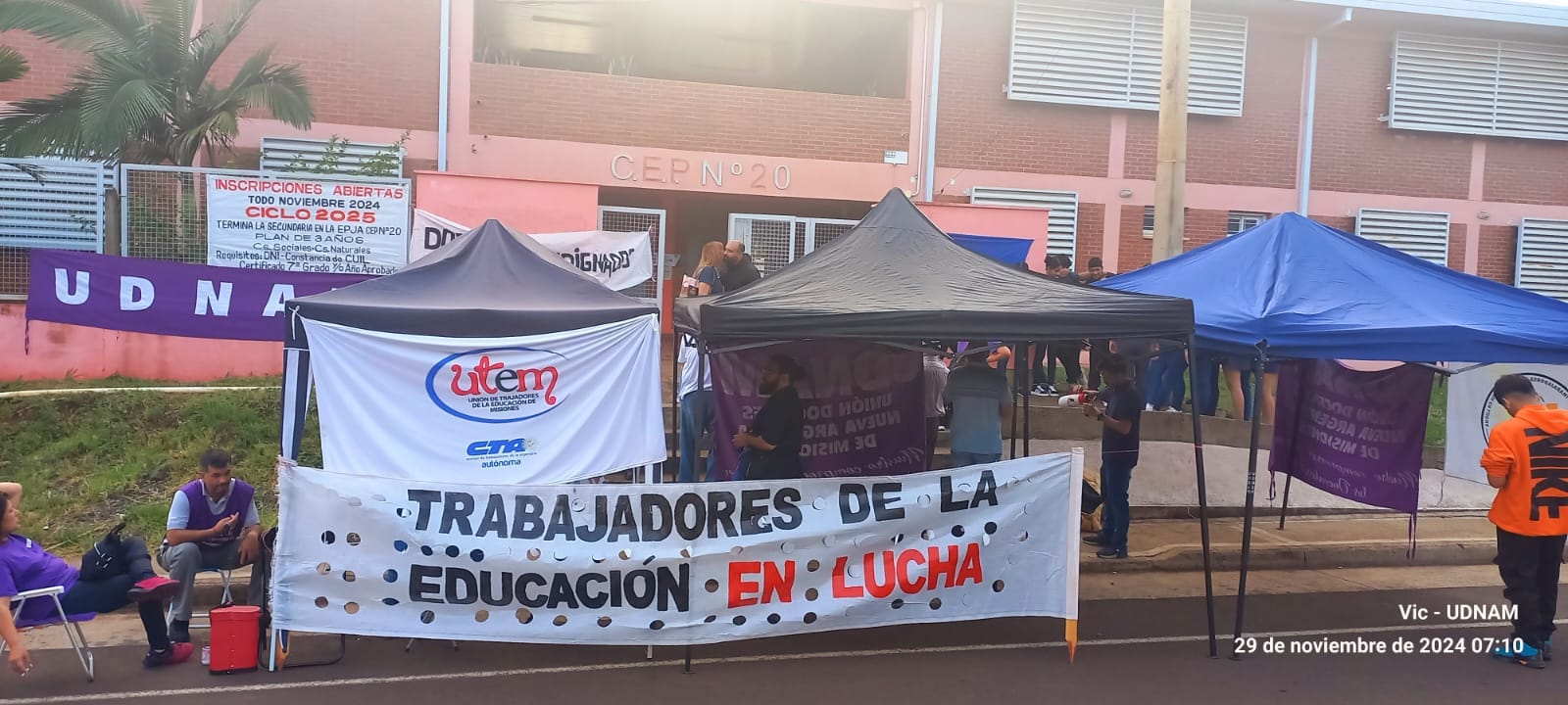 CEP 20: suspenden las clases en el turno tarde y los alumnos están a la deriva