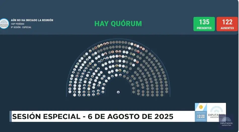 Hay quorum y Diputados debate la emergencia pediátrica