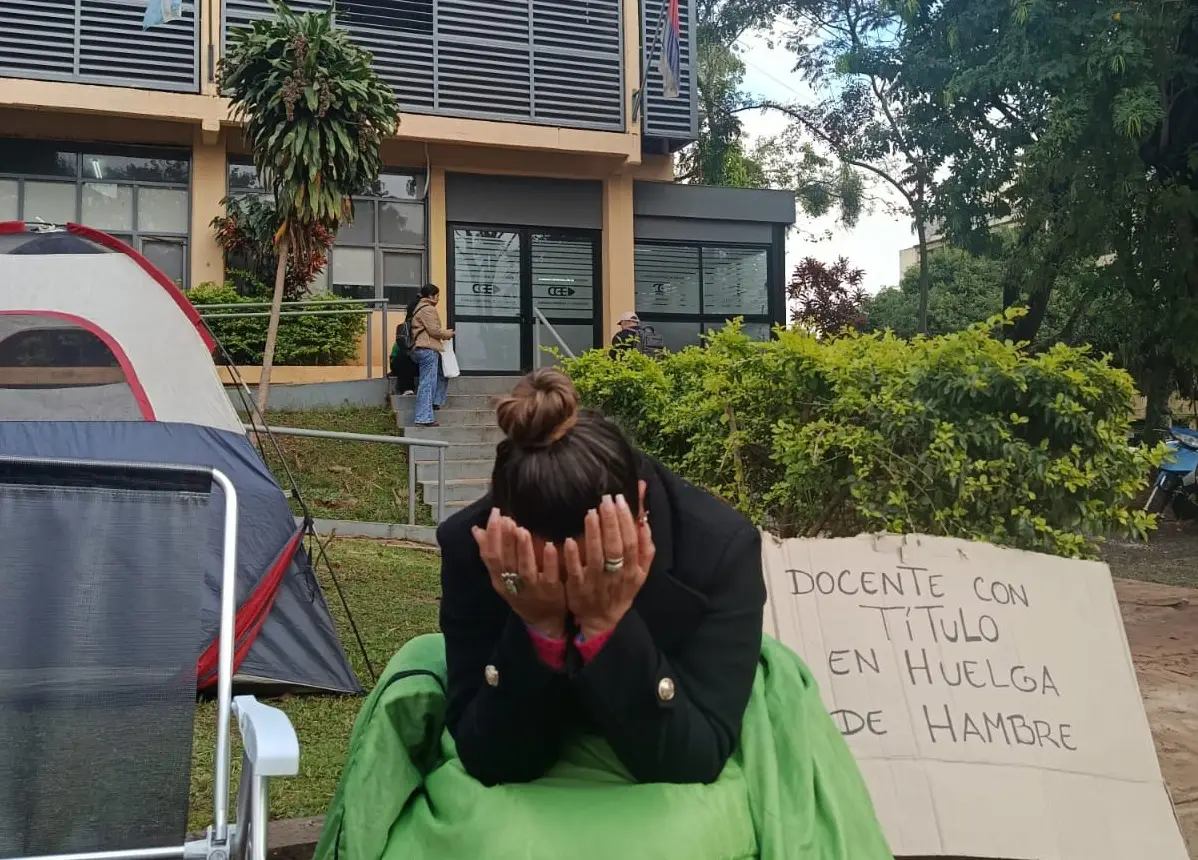 Daniela López se negó a retrotraer el cesanteo de la docente en huelga de hambre