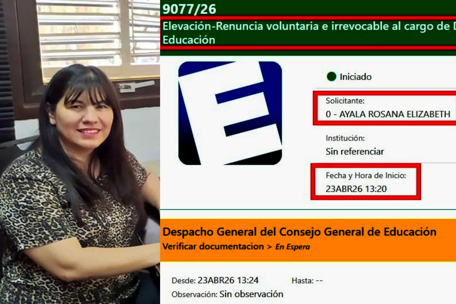 Renunció la directora de Educación Técnica del CGE