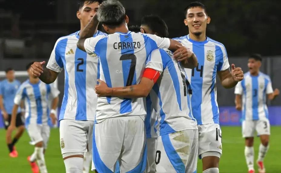 La Sub 20 argentina le ganó a Uruguay