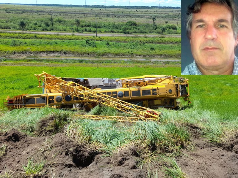 Apuntan al director de la EBY que puso Macri, por el vuelco de una grúa