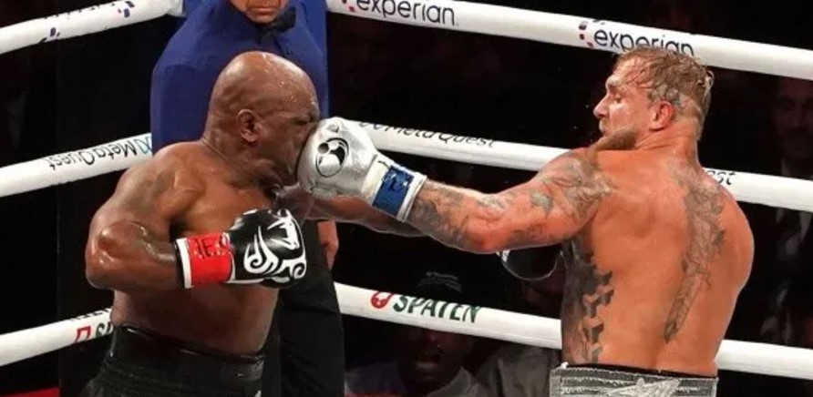 Mike Tyson perdió por puntos ante Jake Paul