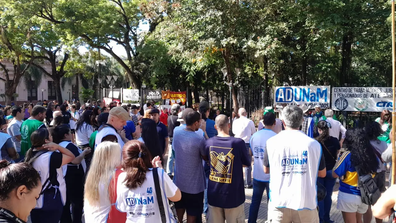 La CTA Misiones realiza una marcha en Misiones contra “las jubilaciones de hambre”