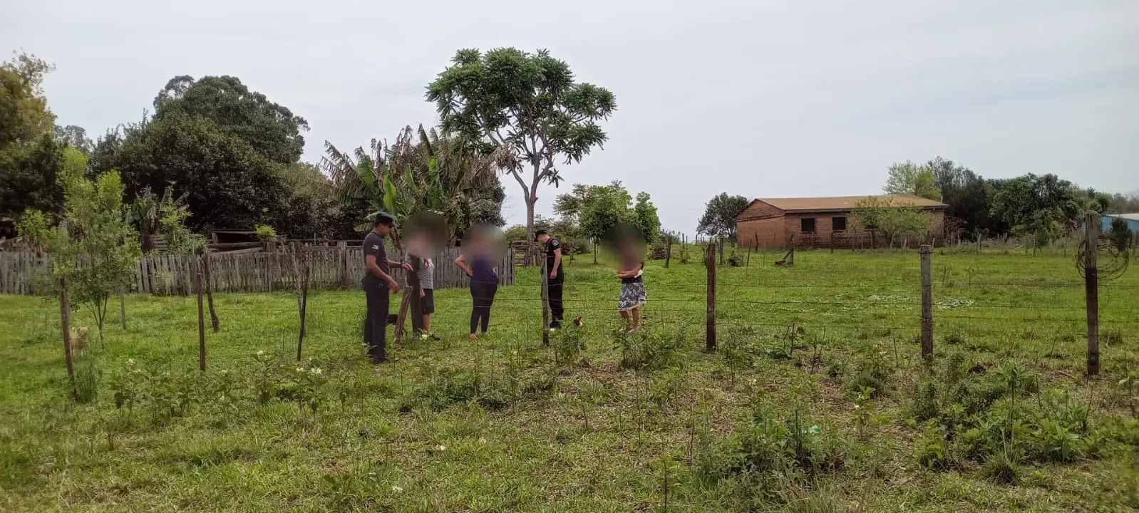 Se pelearon a machetazos por un terreno en Azara