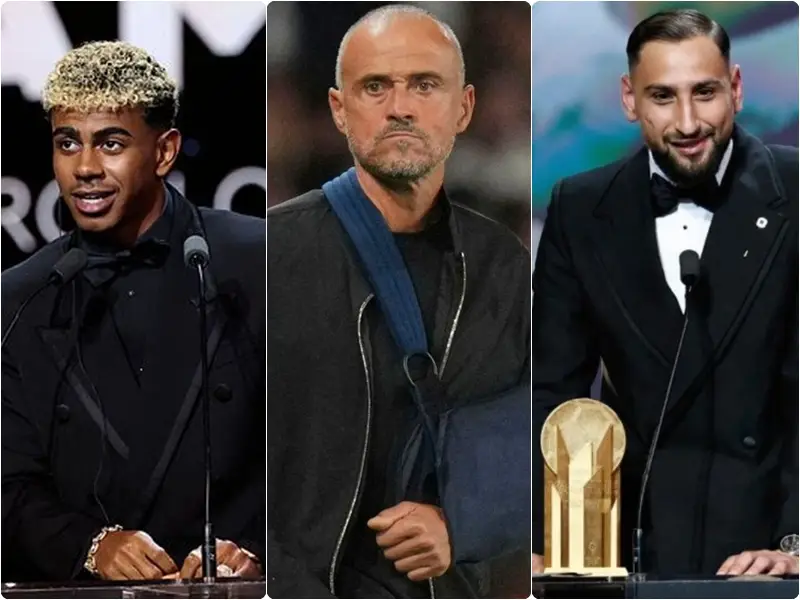 Balón de Oro: Yamal, Luis Enrique y Donnarumma fueron premiados