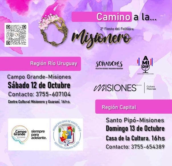 Campo Grande y Santo Pipó se preparan para el Pre selectivo de la Fiesta del Folklore Misionero