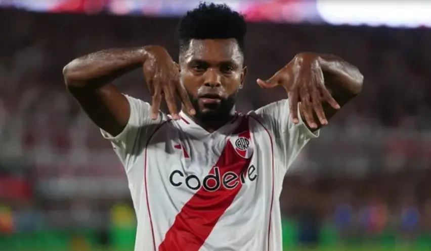 Con gol de Borja, River venció a Lanús en el Apertura