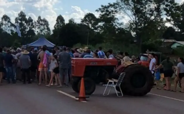 Protesta yerbatera se hizo sentir en pleno feriado de carnaval en la Provincia