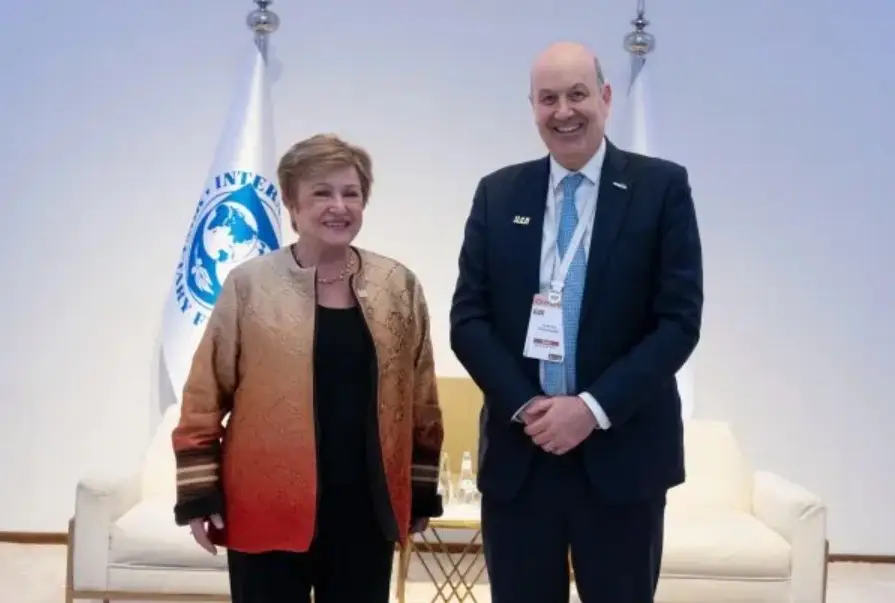 Sturzenegger se reunió con Georgieva en Arabia Saudita