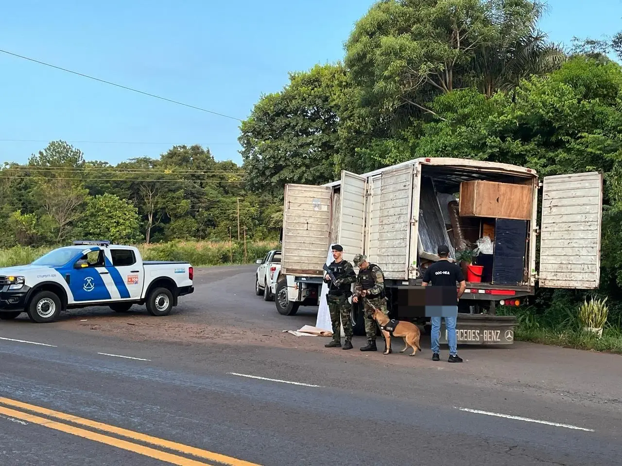 Incautaron millonario cargamento droga en Eldorado