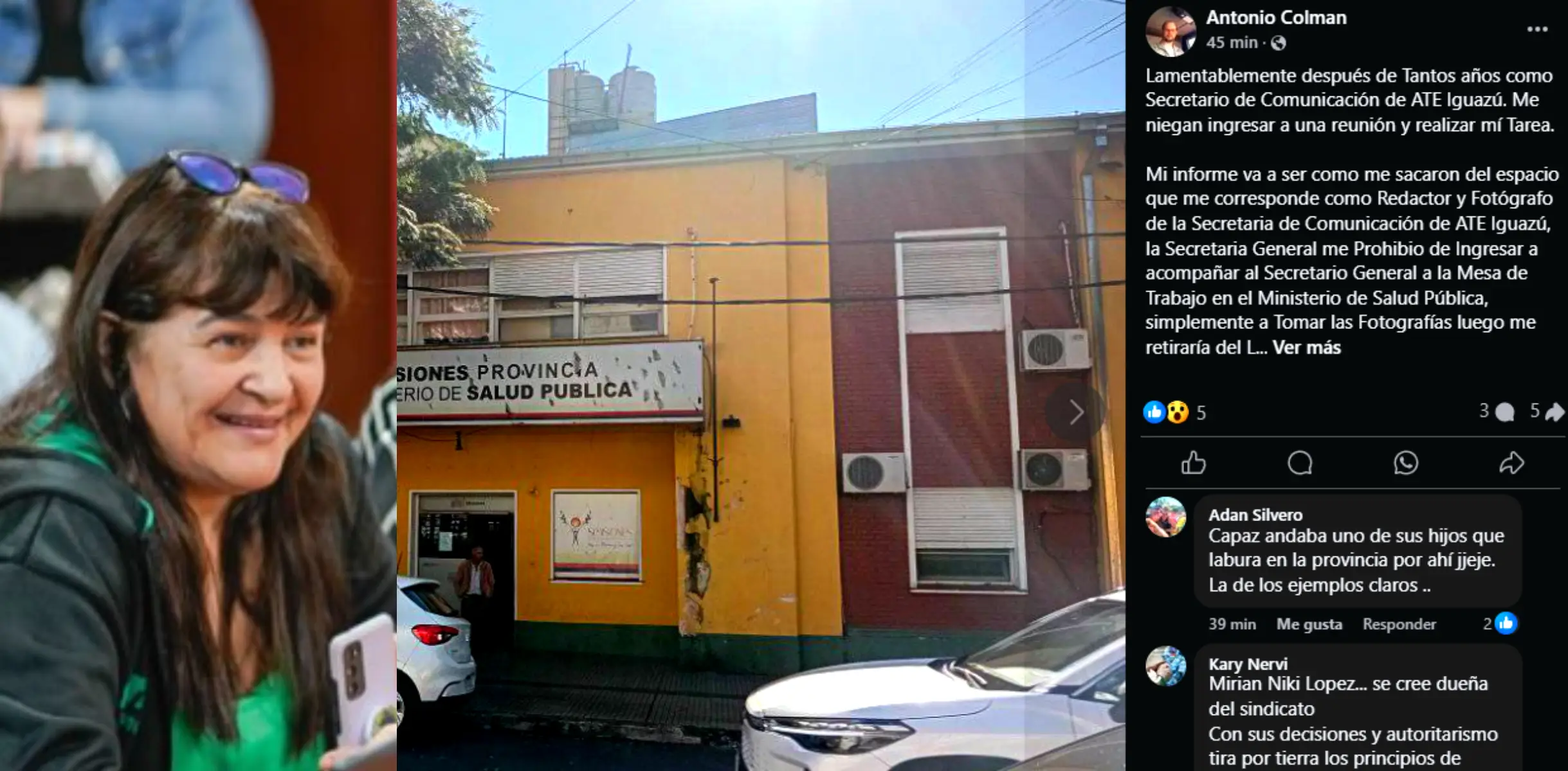 Fuerte denuncia contra la jefa de ATE Misiones