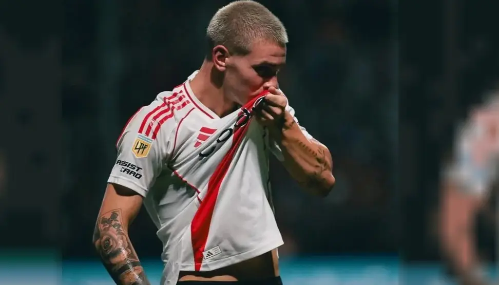 Con goles de Borja y Mastantuono, River le ganó a San Martín de San Juan