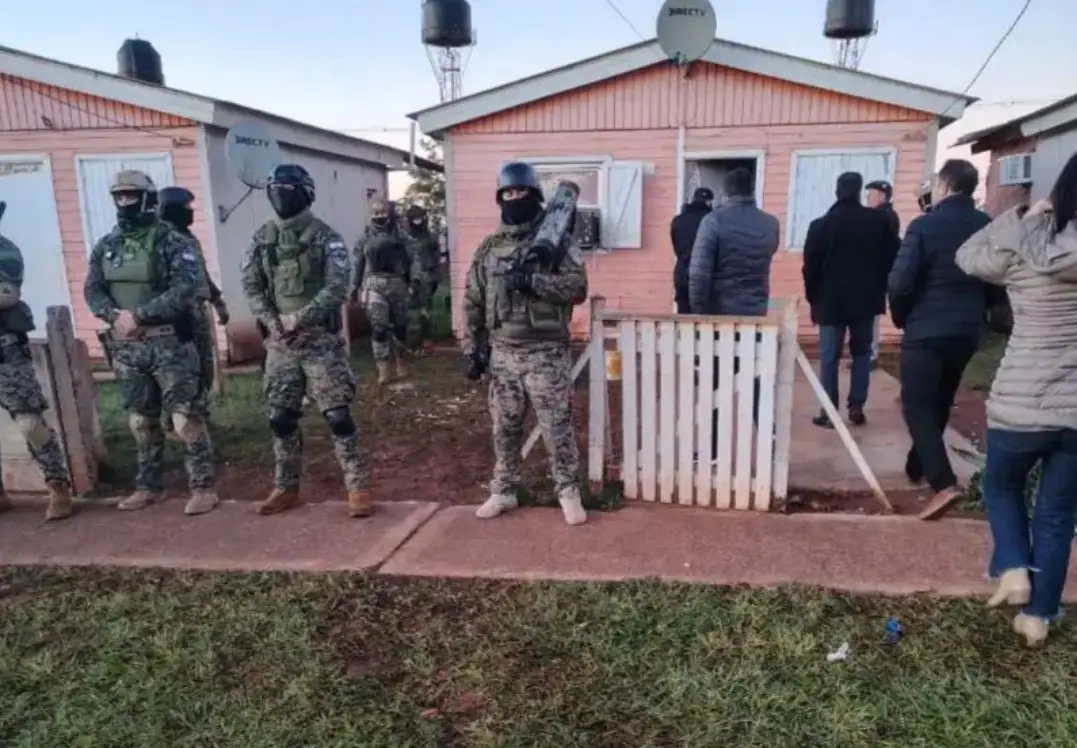 Se registraron más de 90 detenidos y 50 allanamientos en Posadas y Garupá