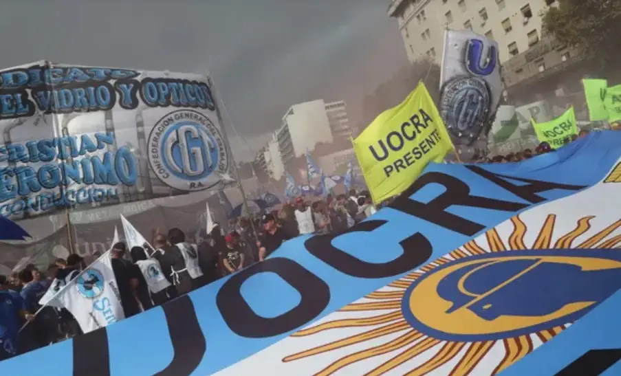 Movilización de la CGT: "El Gobierno va rumbo a la destrucción de la patria"