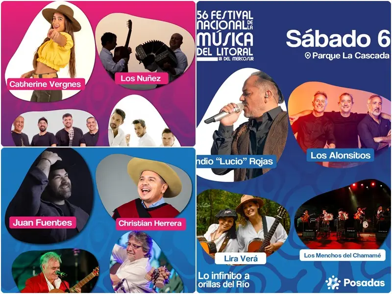 Se presentó la grilla del 56° Festival del Litoral